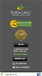 Mobile Screenshot of northlakesgolfclub.com.au