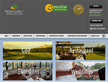 Tablet Screenshot of northlakesgolfclub.com.au